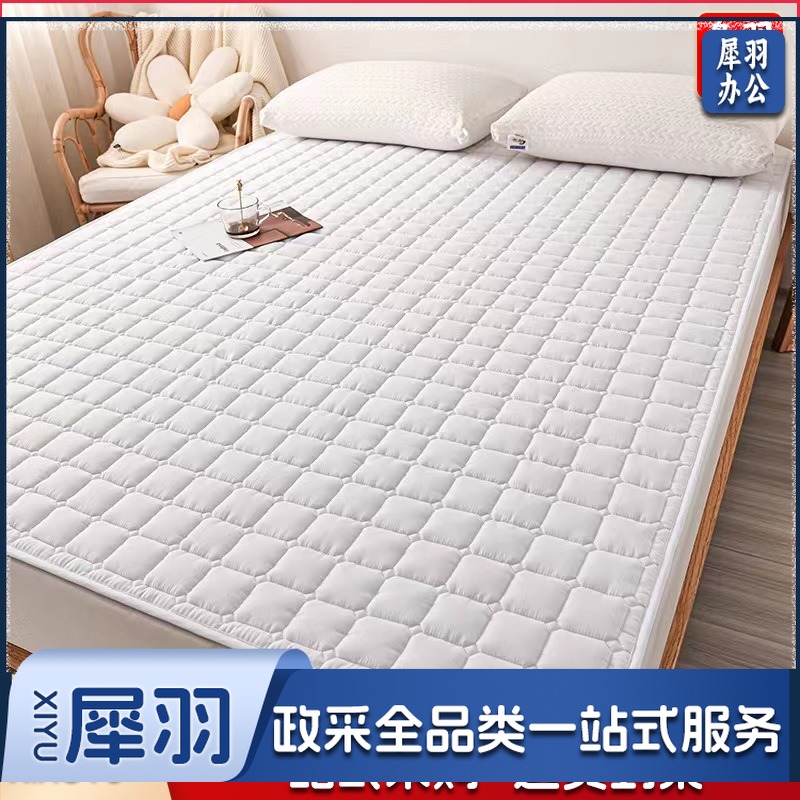 酒店公寓专用白色褥子 1.8米床褥子 1.8m*2m