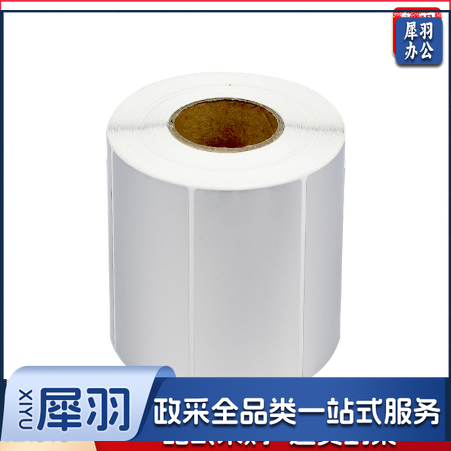 哑银PET标签纸 60mm*40mm*1000枚单排