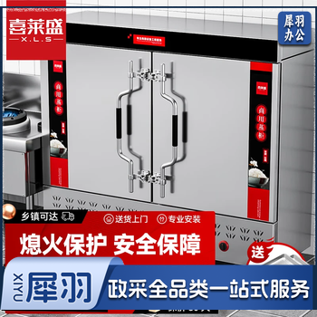 喜莱盛（XLS）商用蒸饭柜蒸饭车蒸柜蒸箱食堂饭店酒楼蒸饭机蒸包机大型不锈钢燃气电热多功能 大24盘（标准电热款） 电热款(220V)