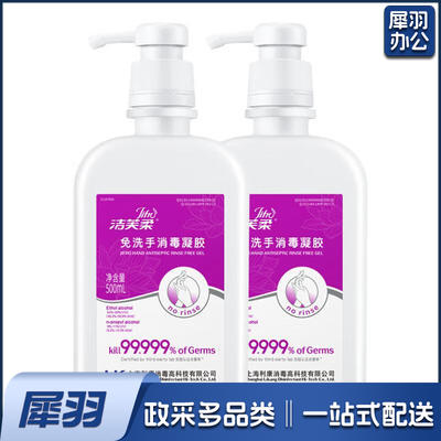 洁芙柔 抗菌洗手液 医院家庭用儿童学生孕妇杀菌消毒500ml