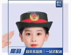 礼宾帽  国旗护卫队帽子 含帽徽  女款