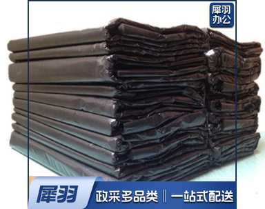 巨联120cm*140cm 黑色大垃圾袋 塑料袋  50个/捆