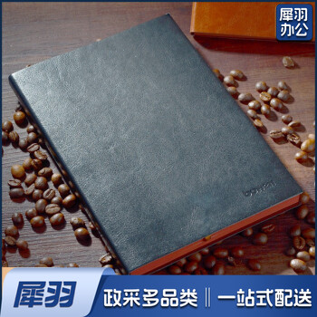 商务笔记本记事本PU软皮面日记本子 黑色 A5