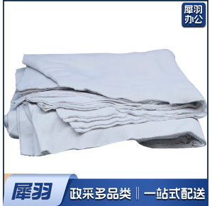 工业擦机布 抹布白色 吸水吸油 不掉毛 棉质擦油布 1千克