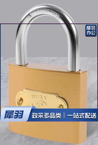 仿铜 挂锁 防盗锁子宿舍柜门锁户外大门锁家用锁通开锁多把钥匙 38mm 单开 配3把钥匙
