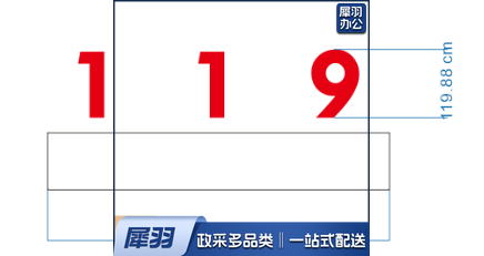 铁皮字喷塑119牌子600*119.88