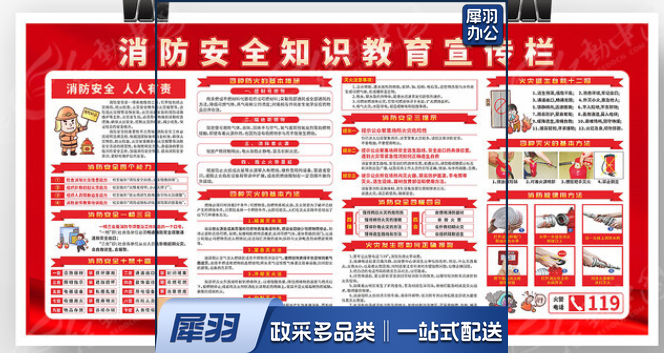 校园消防安全知识宣传栏
