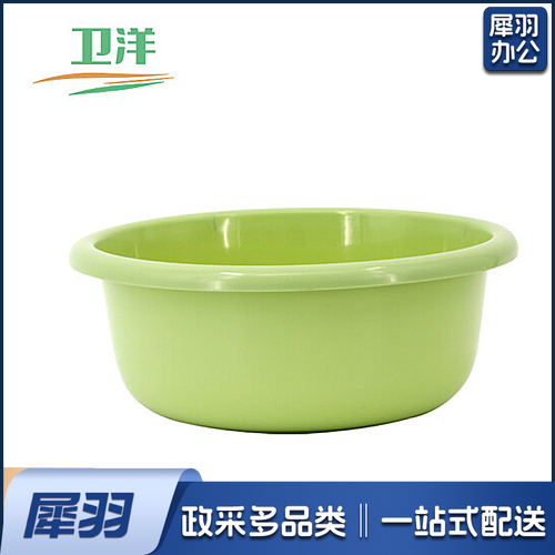 塑料水盆加厚塑料洗脸盆清洗盆 颜色随机大号