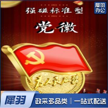 党徽 强磁党徽 双面强磁党徽 10个起
