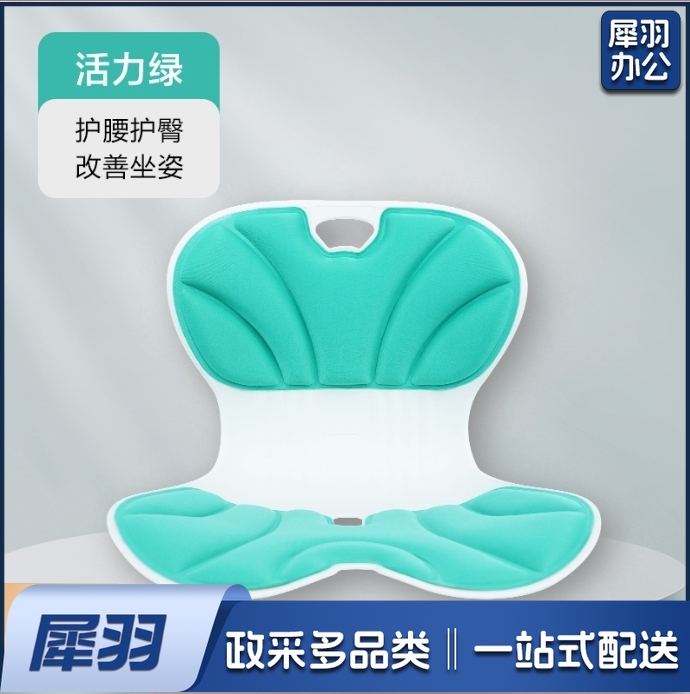 护腰坐垫靠背一体垫办公室人体工学靠背垫久坐不累靠垫护腰坐姿椅