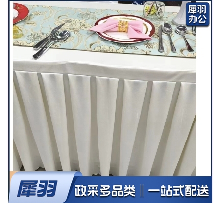 单面贡缎布桌布 每平米