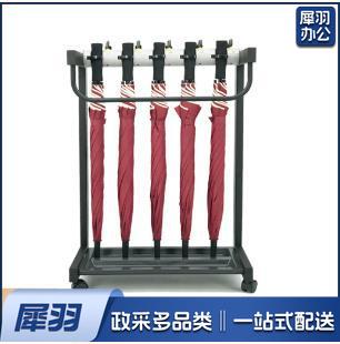 雨伞架 便民挂伞架 加固5头+5把23寸直柄伞