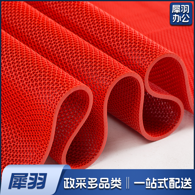 防滑垫 PVC塑料地垫  镂空门垫 1.6*15米/捆   货号：ZF