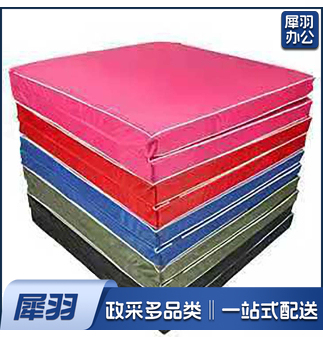 体操垫 瑜伽垫 练功垫 2折折叠垫 60*120*5cm （颜色备注）