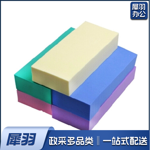 方形扫发海绵  颜色随机  10个/包 尺寸13cm*7cm  颜色随机