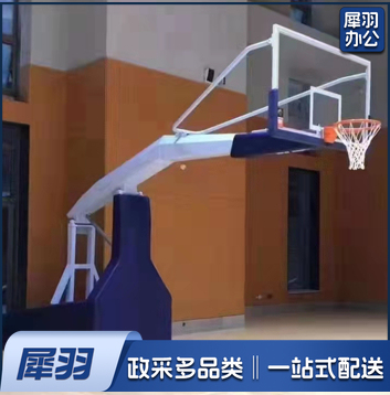 智能电动液压篮球架