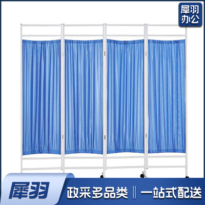 推拉移动带轮围挡  四扇