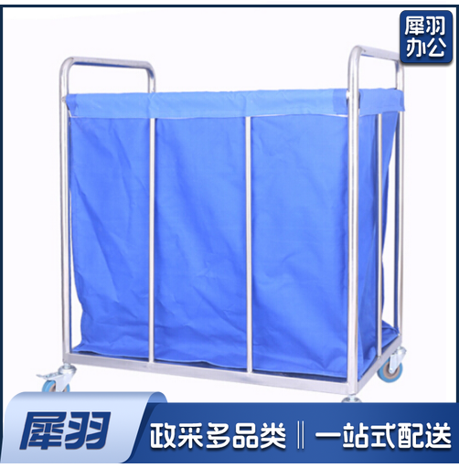 不锈钢污物车 长方形80cm*50cm*90cm护理车被服车