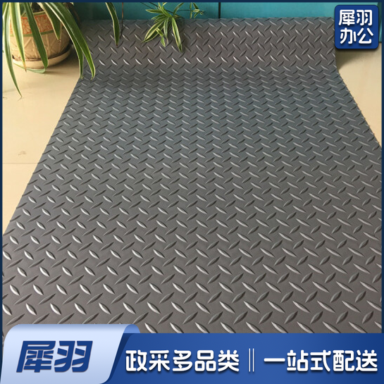 牛筋防滑地垫 塑料加厚耐磨阻燃pvc地胶 1米宽*1米长【加厚】