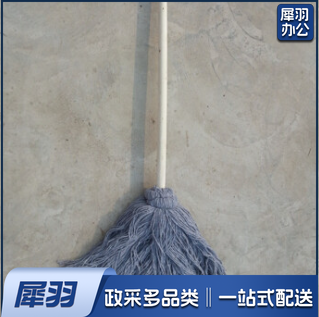 灰棉线墩布 木柄圆头拖把 家用老式棉线拖把 .20把起售 (偏远区域下单前请电话咨询）
