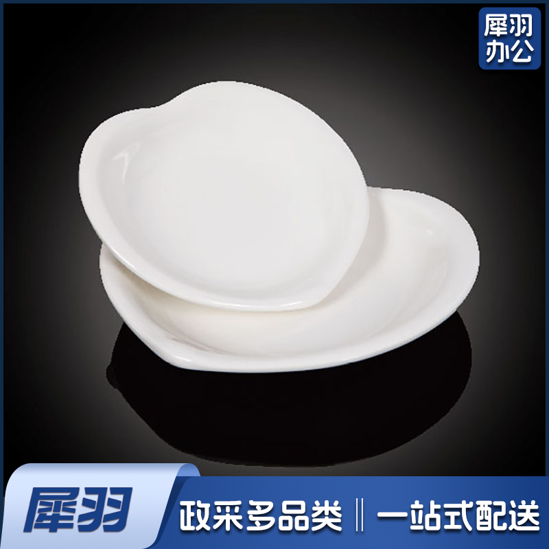 密胺餐具3716 8寸心形汤盆5个起售
