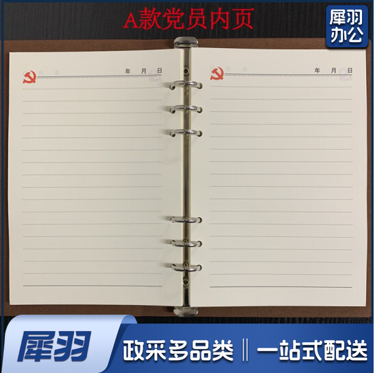 A5活页纸  可替换内芯  学习笔记本活页内芯