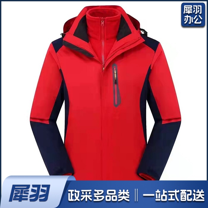 加绒冲锋衣   防水防风