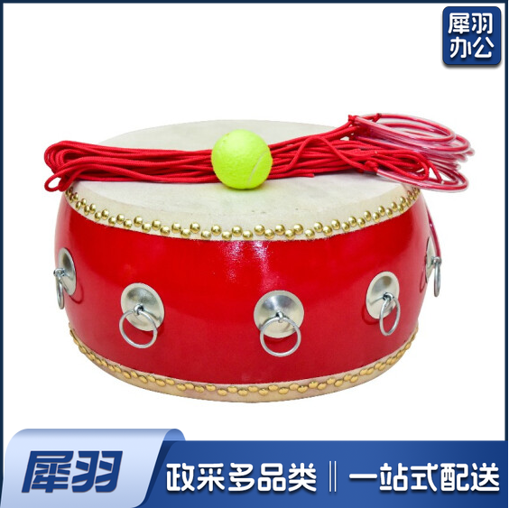 10寸同心鼓12环+网球+皮球+气筒+拉绳+口哨