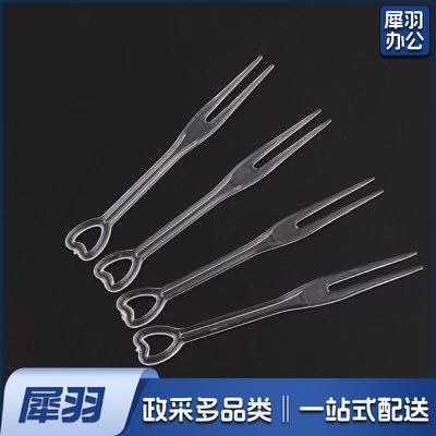 一次性叉子  长度约8.5CM   500个/件