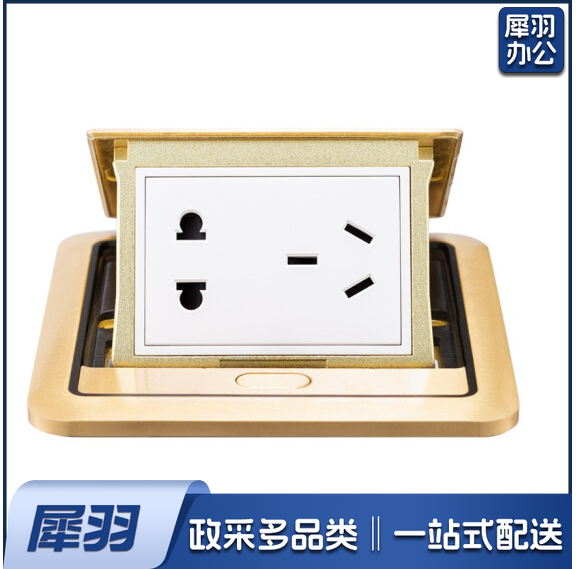 开关插座 五孔地插 隐藏弹起式铜地插防水地插    货号：JC