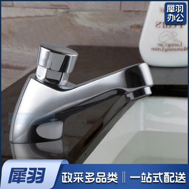 按压式水龙头 公共场所洗手盆龙头 面盆延时阀 全铜 单冷