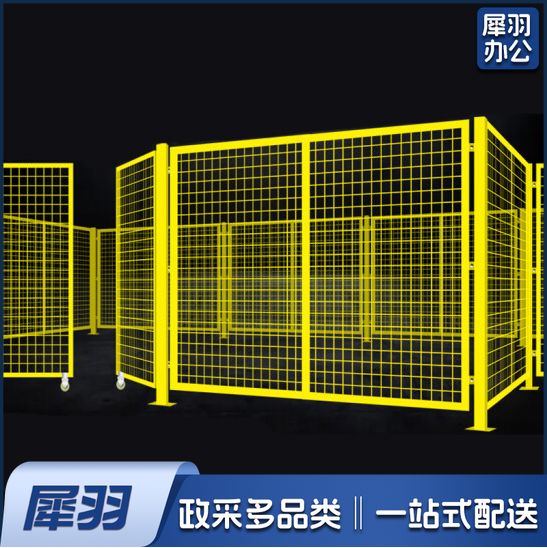 隔离防护网门（含轮）  2*4米 带立柱带轮