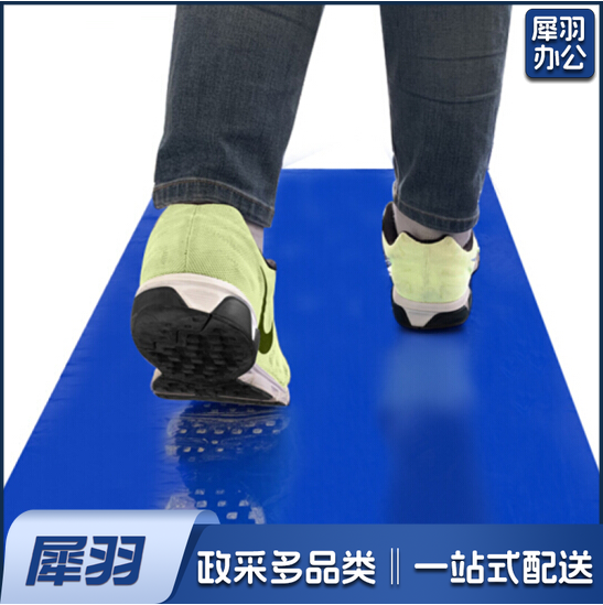 66*110cm 除尘脚垫 地垫 净化室无尘车间 工业脚踏垫 30贴/片10片/包   货号：YC
