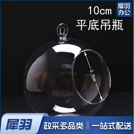 微景观生态瓶  平底吊瓶 收纳瓶  直径10cm