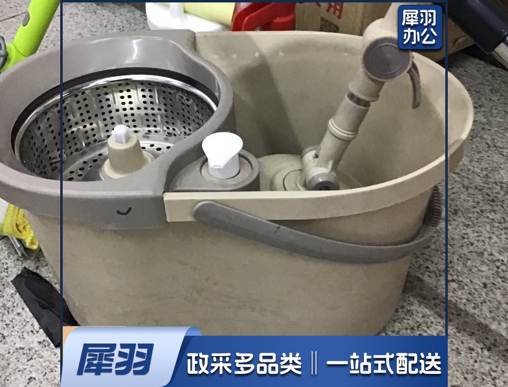 弹宝 旋转式 免手洗 拖把拖地墩布桶甩干桶液压墩布桶