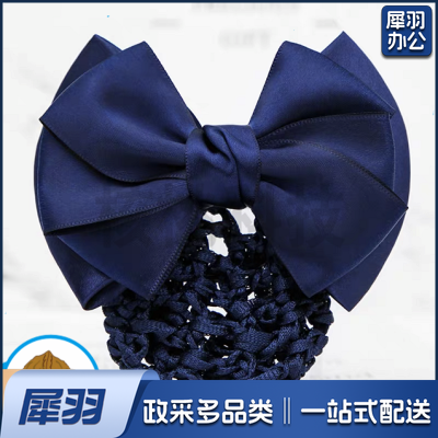 头花 职业盘发网兜 工作发夹发饰
