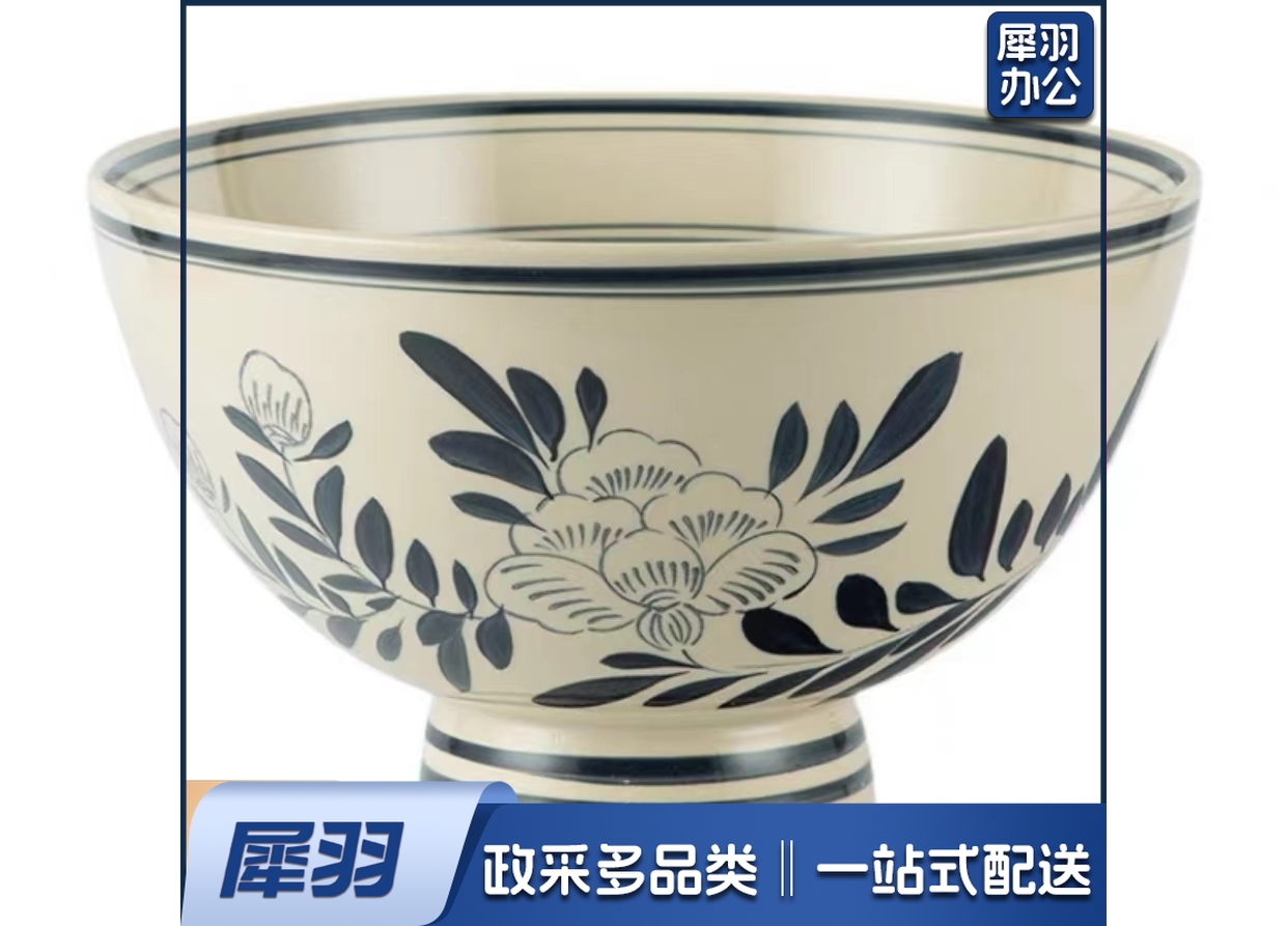 兰花密胺大碗  规格：21.5厘米*11厘米    单位：个