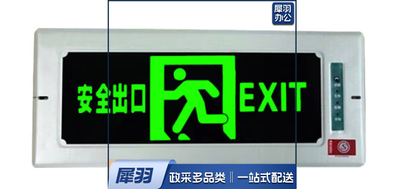 入式暗装消防应急灯指示灯 嵌入墙体式疏散指示灯（嵌入式 安全出口 无方向）