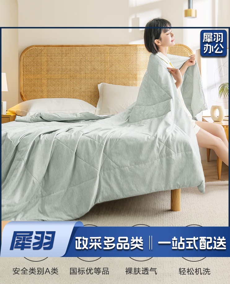 被子被芯 凉感丝夏被夏凉被夏季清凉空调被 双人夏天儿童薄被子 150*200cm