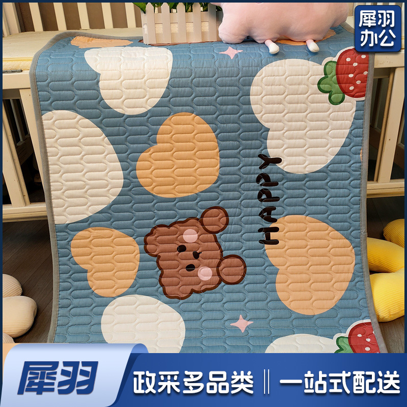 【总纯棉防水加绒】宝宝隔尿垫姨妈垫双面成人月经垫子生理期防漏100*120cm