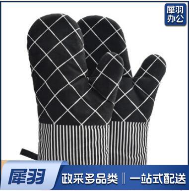 隔热手套 耐高温防烫加厚煲汤烤箱微波炉烘焙手套两只装 款式随机
