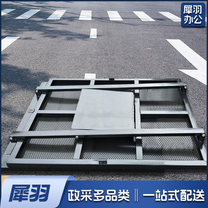 防爆铁马围挡可折叠大型活动庙会演唱会音乐节黑色防爆铁马围栏高度120cm长度100cm厚度1mm