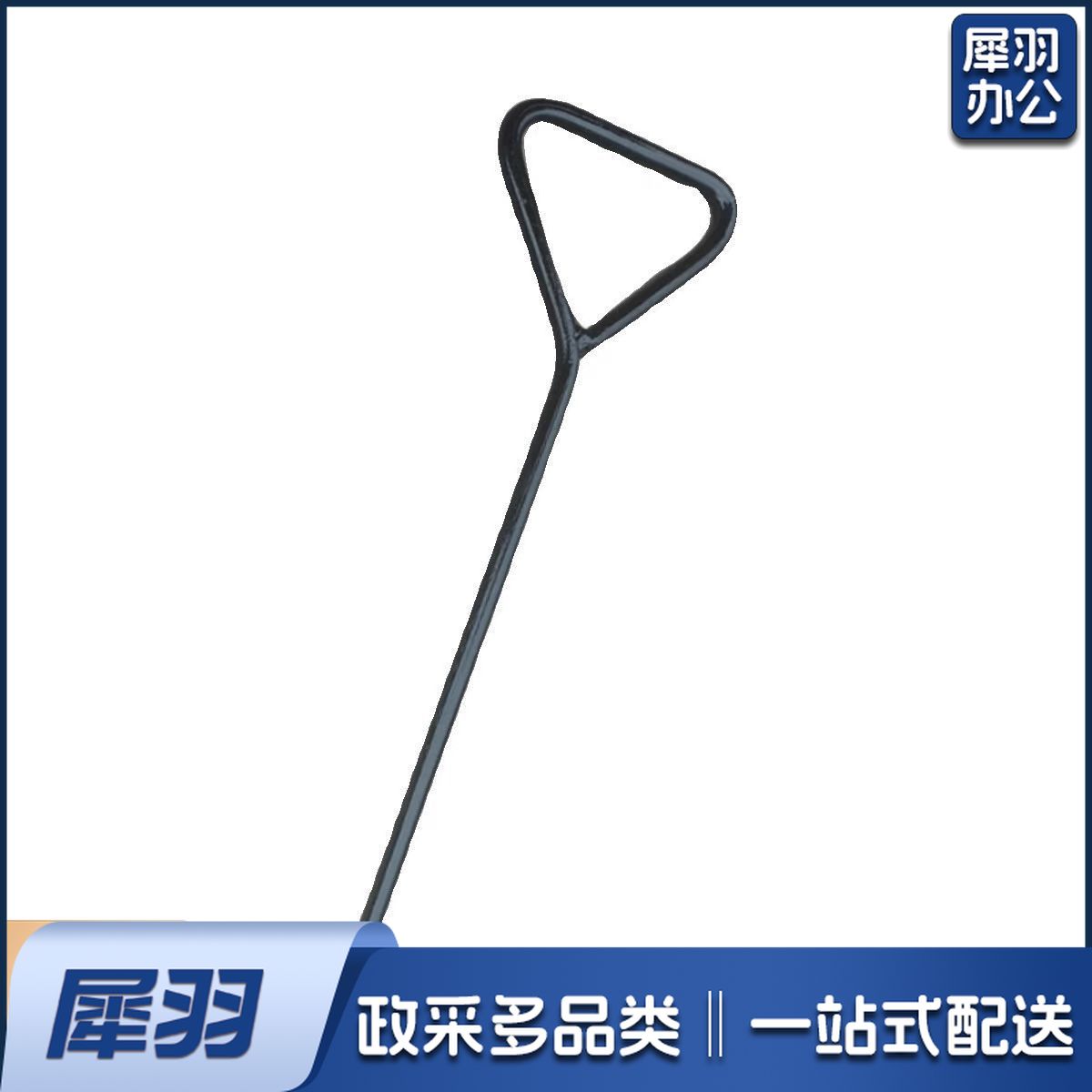 井盖拉勾 钩子开下水道物业钩子拉杆 卷帘门拉钩挂钩拉货钩 65cm