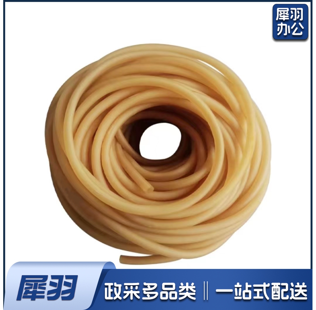 黄色空心软管皮筋8*12