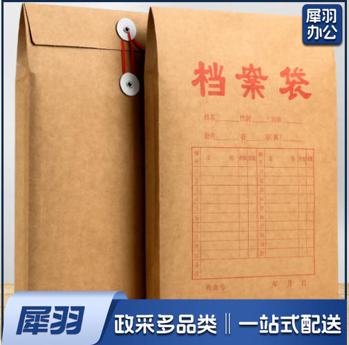 牛皮纸档案袋