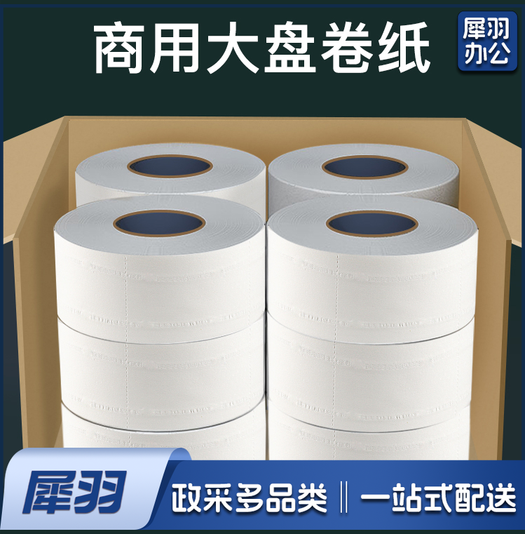 派洁士大盘纸公用卫生纸 12卷/箱