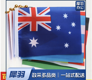 各国小外国手摇旗小旗子 世界杯中国美国英国加拿大澳大利亚德国法国俄罗斯手挥旗小彩旗