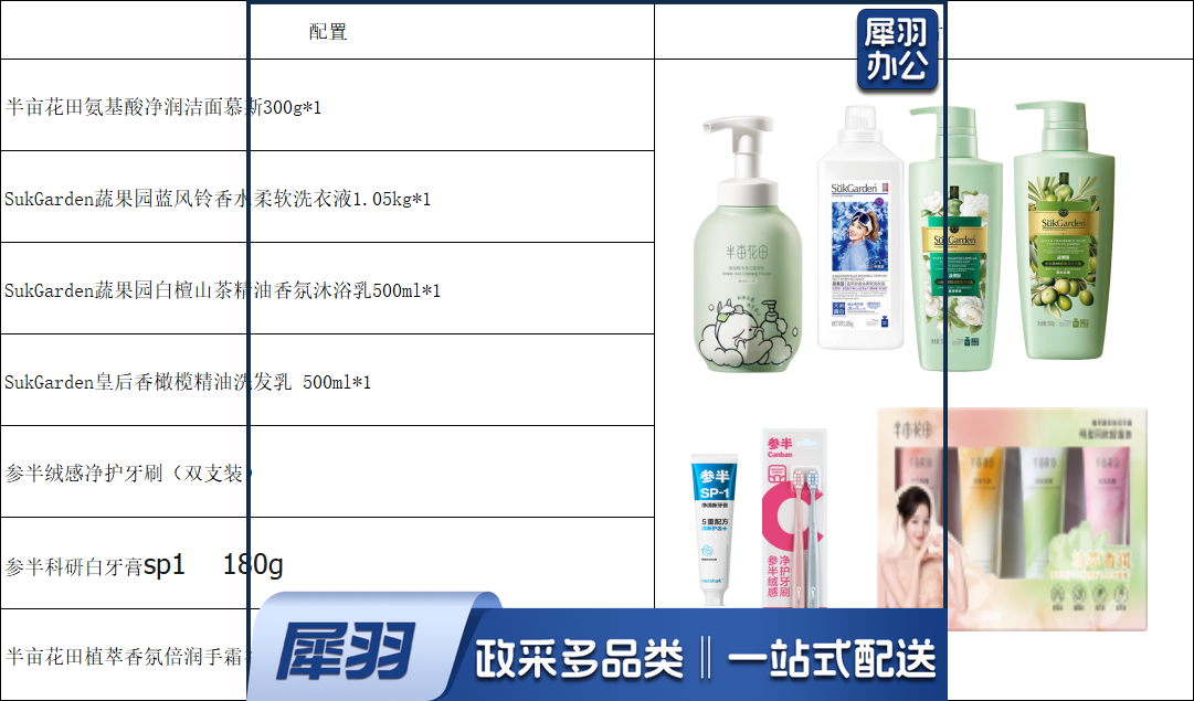 冬送温暖慰问品套装