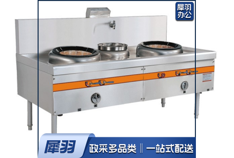商用燃气炒菜灶单炒单温灶双头单尾灶
