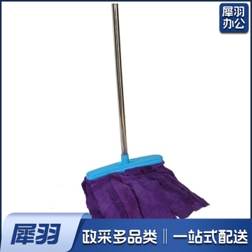 不锈钢杆 餐厅酒店宽头平头吸水毛巾拖把拖布尘推